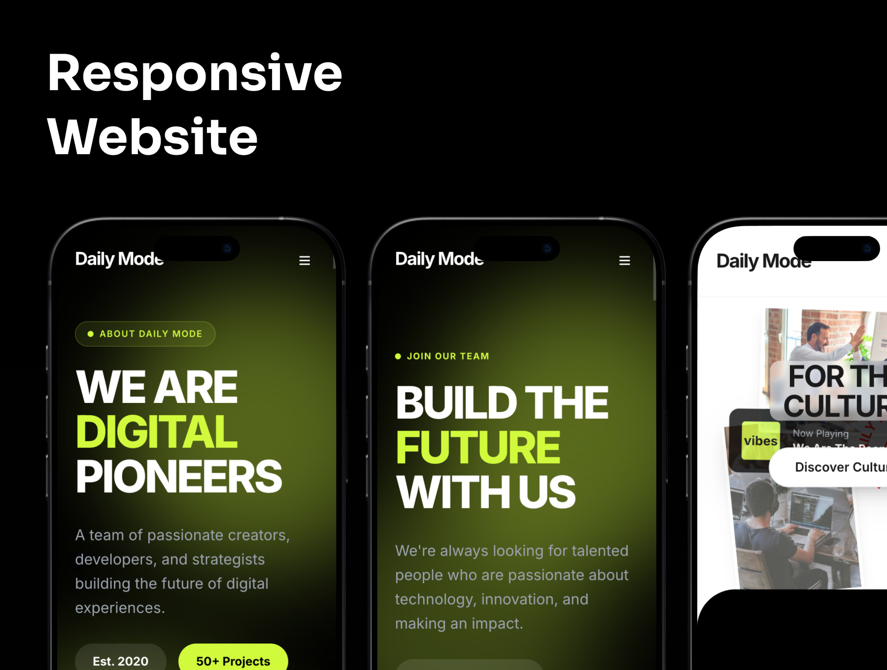 Daily Mode - Digital Creative Agency Website - Image 3
