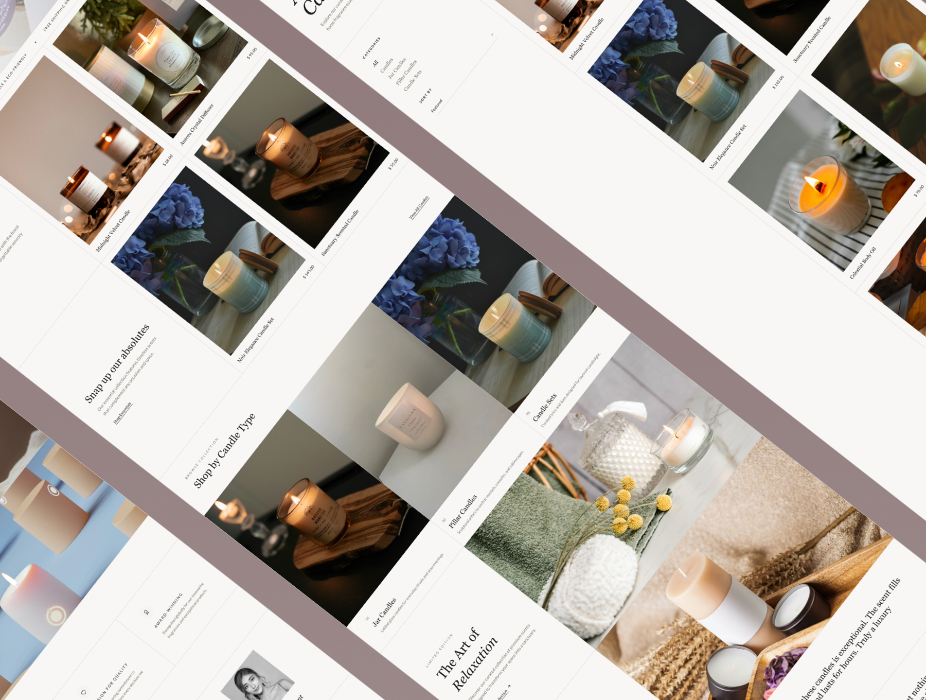 Aluna - Luxury Candle E-commerce Website Template - Image 3