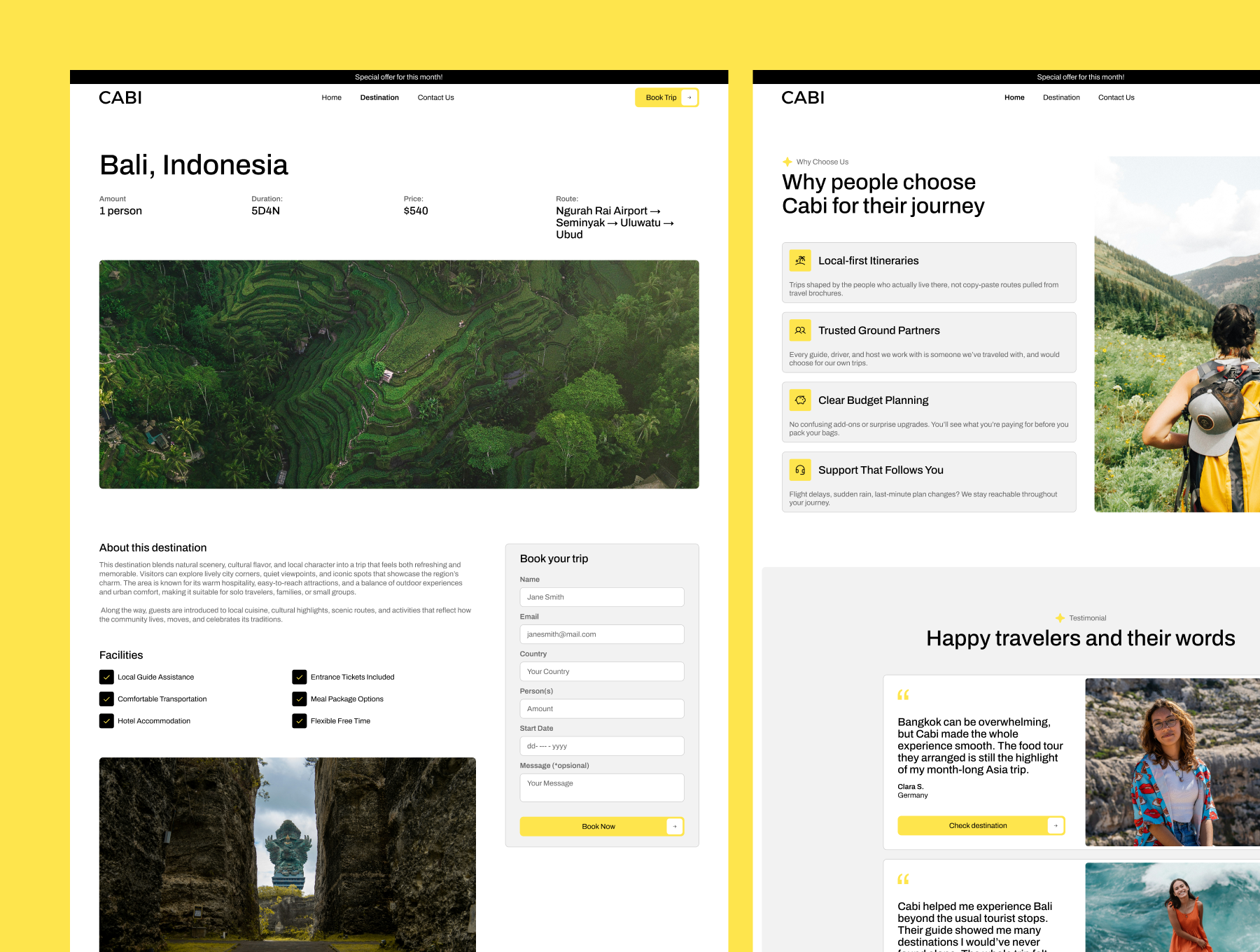 CABI - Travel Agency Framer Template - Image 4