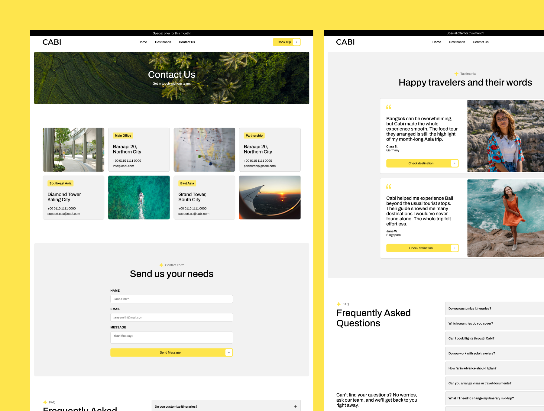 CABI - Travel Agency Framer Template - Image 3